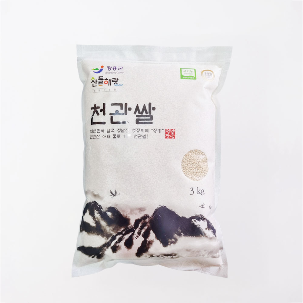 천관쌀 (맵쌀현미 3kg)