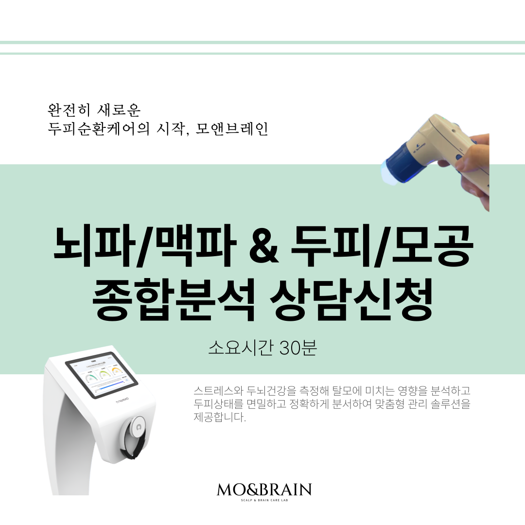 모앤브레인 뇌파/맥파/두피 분석 및 상담 (30분)