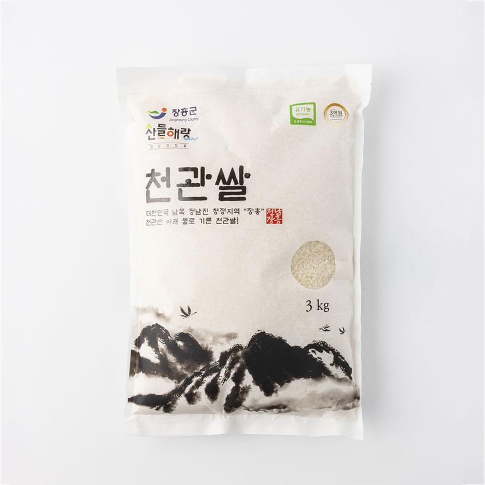 천관쌀 (맵쌀 3kg)