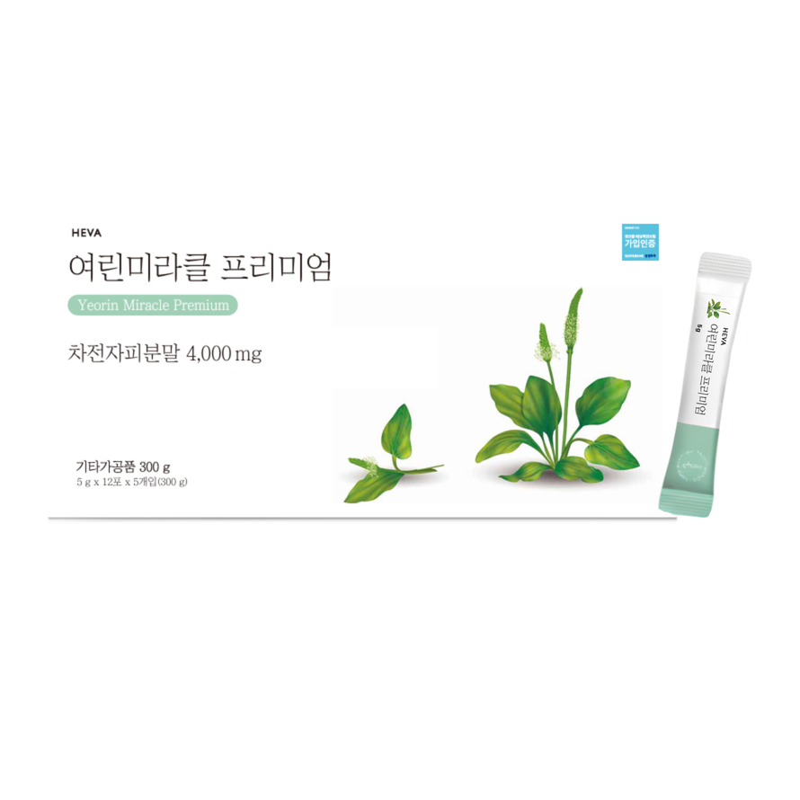 해바 여린 미라클 프리미엄 (5g X 60포)